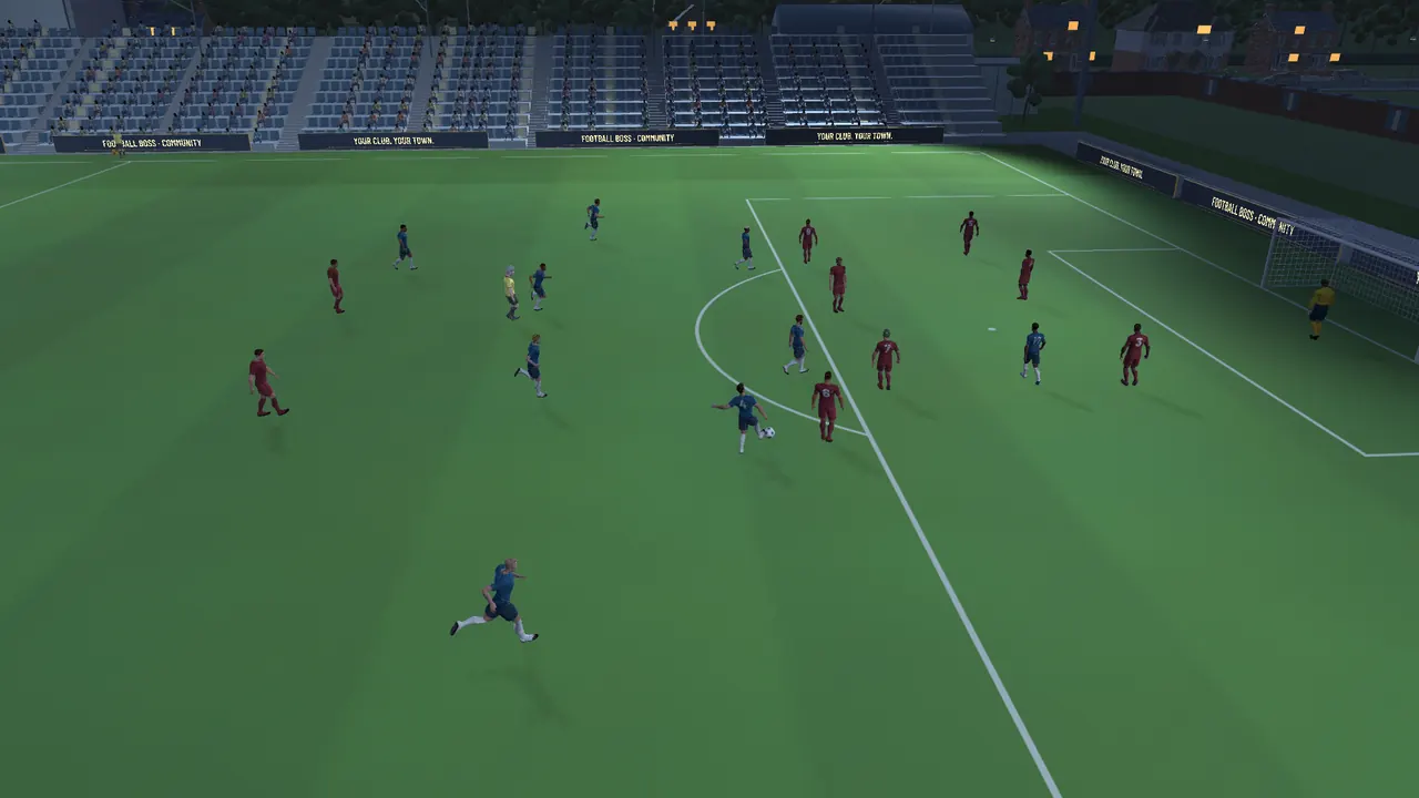 A goal, then the touchline replay
