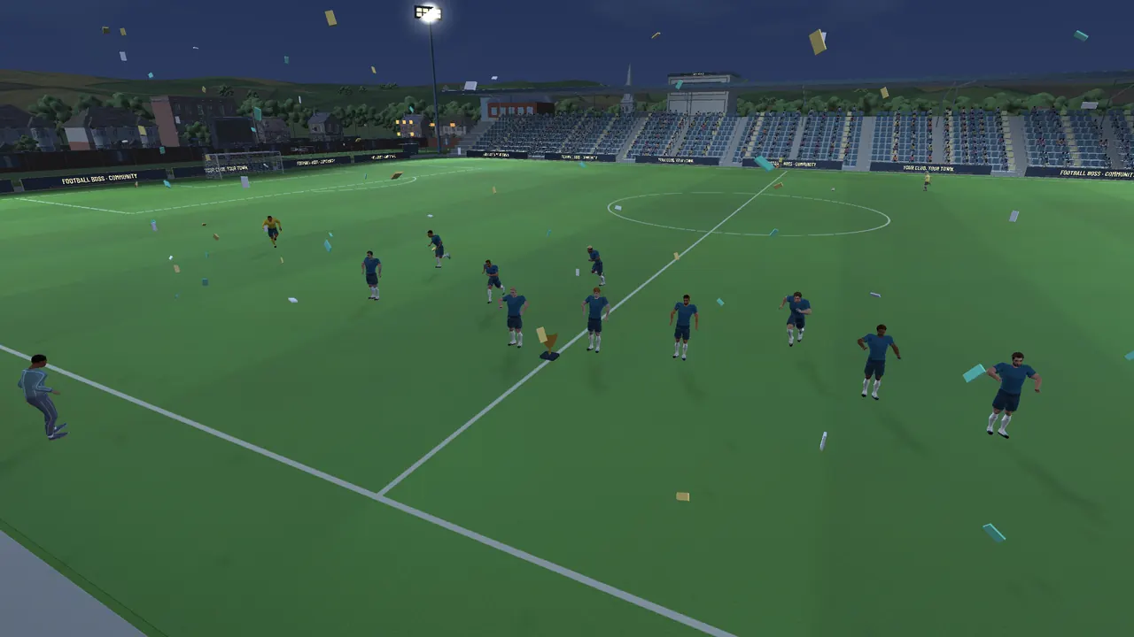 Winning the title under the floodlights